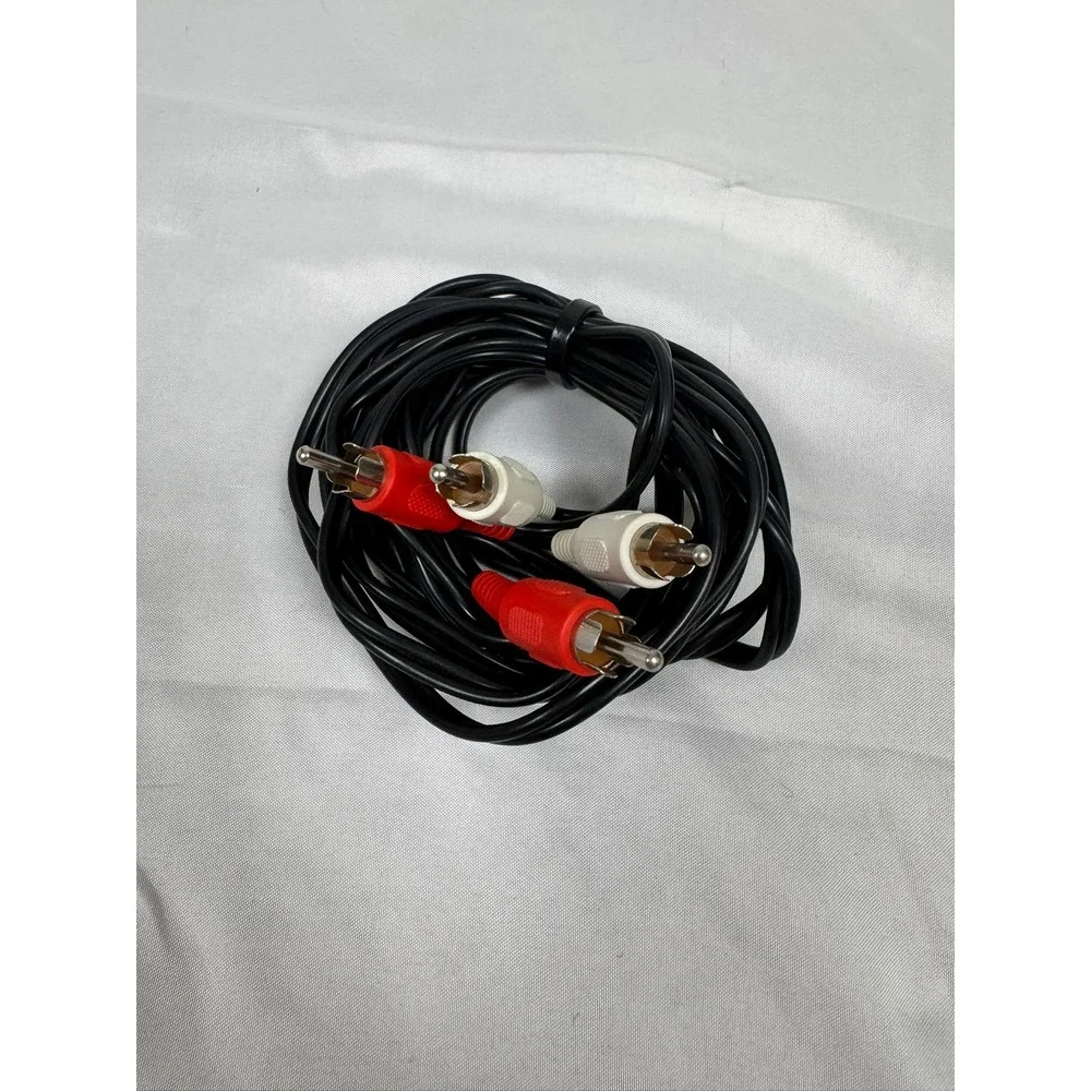 Stereo RCA Audio Cable Red White Male to Male AV Cable Black 2-Channel Composite